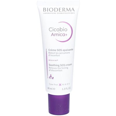 Crème Arnica+ Bioderma pour ecchymoses et contusions - Publicité Crème Arnica+ Bioderma pour ecchymoses et contusions - Publicité