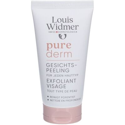 Louis Widmer - Purederm - Sans parfum - 50 ml - Exfoliant visage - Publicité Louis Widmer - Purederm - Sans parfum - 50 ml - Exfoliant visage - Publicité