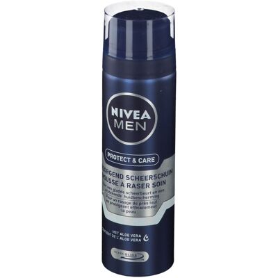 NIVEA MEN Protect & Care Mousse à Raser Hydratante Mousse(S) 200 ml - Publicité NIVEA MEN Protect & Care Mousse à Raser Hydratante Mousse(S) 200 ml - Publicité