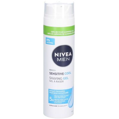 NIVEA MEN Sensitive Cool Gel à Raser Fraîcheur Peau Sensible Gel(S) 200 ml - Publicité NIVEA MEN Sensitive Cool Gel à Raser Fraîcheur Peau Sensible Gel(S) 200 ml - Publicité