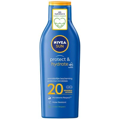 Nivea Sun Protect & Hydrate Lotion SPF20 Lotion(S) 200 ml - Publicité Nivea Sun Protect & Hydrate Lotion SPF20 Lotion(S) 200 ml - Publicité