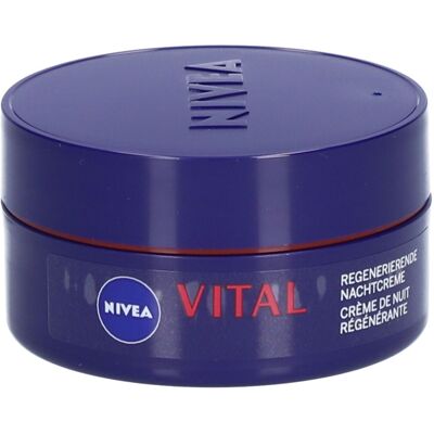Nivea Vital Crème de nuit anti-rides De Nuit 50 ml - Publicité Nivea Vital Crème de nuit anti-rides De Nuit 50 ml - Publicité