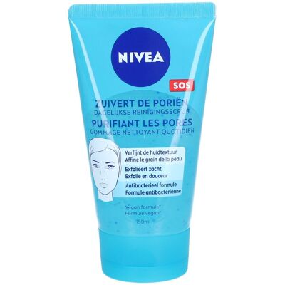 Nivea Gommage Nettoyant Quotidien Gel(S) 150 ml - Publicité Nivea Gommage Nettoyant Quotidien Gel(S) 150 ml - Publicité