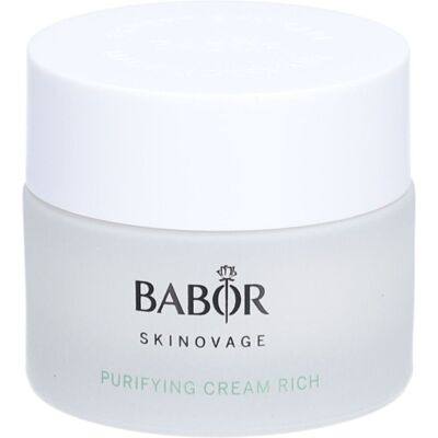 Babor - SKINOVAGE Crème Purifiante Riche - Contrôle de la graisse, Anti-imperfections - Publicité Babor - SKINOVAGE Crème Purifiante Riche - Contrôle de la graisse, Anti-imperfections - Publicité