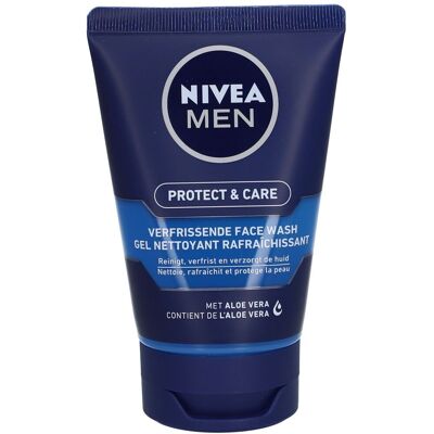 NIVEA Men Gel Nettoyant Protect & Care Gel(S) 100 ml - Publicité NIVEA Men Gel Nettoyant Protect & Care Gel(S) 100 ml - Publicité