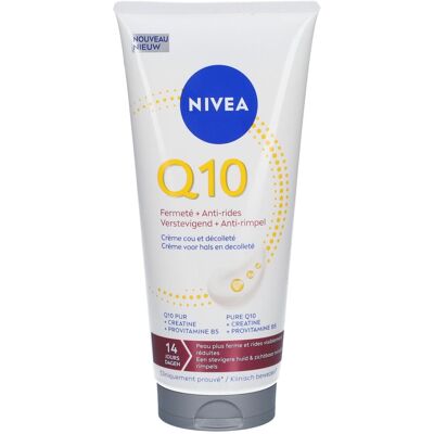 Nivea Body Q10 Firming + Anti Wrinkle Neck & Chest Cream Crème 200 ml - Publicité Nivea Body Q10 Firming + Anti Wrinkle Neck & Chest Cream Crème 200 ml - Publicité