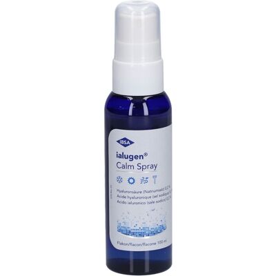 IBSA ialugen® Calm Spray - cutané apaisant à l'acide hyaluronique 100 ml - Publicité IBSA ialugen® Calm Spray - cutané apaisant à l'acide hyaluronique 100 ml - Publicité