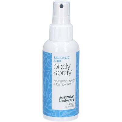 Spray corporel à l'acide salicylique Australian Bodycare - 100ml - Publicité Spray corporel à l'acide salicylique Australian Bodycare - 100ml - Publicité
