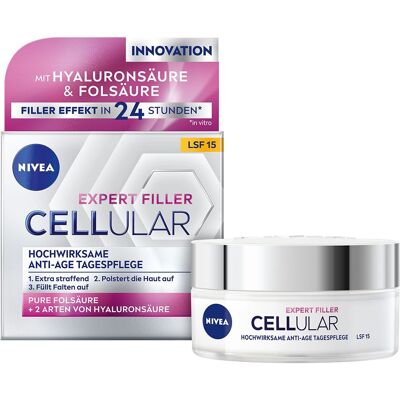 NIVEA® CELLULAR Soin de Jour Anti-Age SPF 30 Crème De 50 ml - Publicité NIVEA® CELLULAR Soin de Jour Anti-Age SPF 30 Crème De 50 ml - Publicité