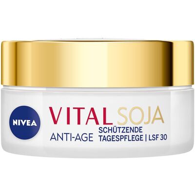 NIVEA® VITAL Soja Soin de Jour Protecteur Anti-Age SPF 30 Crème De 50 ml - Publicité NIVEA® VITAL Soja Soin de Jour Protecteur Anti-Age SPF 30 Crème De 50 ml - Publicité