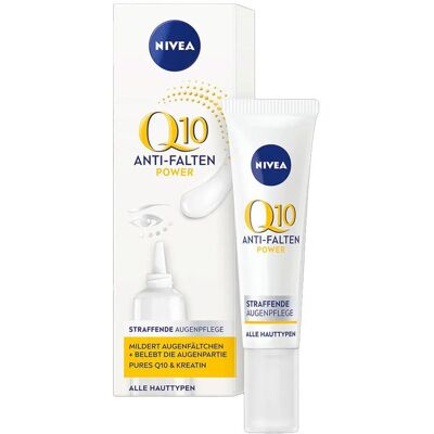 Soin Contour des Yeux Anti-Rides + Fermeté NIVEA® Q10 Power Crème Ophtalmique 15 ml - Publicité Soin Contour des Yeux Anti-Rides + Fermeté NIVEA® Q10 Power Crème Ophtalmique 15 ml - Publicité