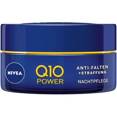 Nivea Q10 POWER Crème de nuit anti-rides & raffermissant SPF 15 De Nuit 50 ml - Publicité Nivea Q10 POWER Crème de nuit anti-rides & raffermissant SPF 15 De Nuit 50 ml - Publicité
