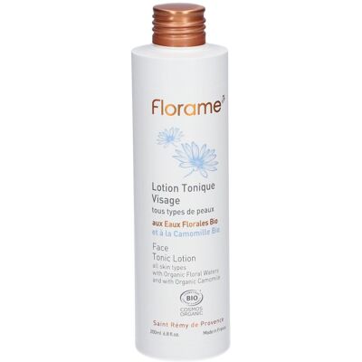 Florame Lotion Tonique Bio Visage - Aloe Vera, Camomille - 200ml - Publicité Florame Lotion Tonique Bio Visage - Aloe Vera, Camomille - 200ml - Publicité