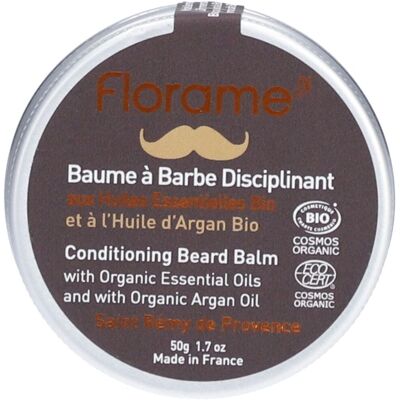 Baume à Barbe Disciplinant Bio Florame - 50 g - Publicité Baume à Barbe Disciplinant Bio Florame - 50 g - Publicité