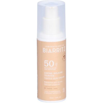 LABORATOIRES DE BIARRITZ Crème Solaire Teintée 01 Ivoire 50 ml - Publicité LABORATOIRES DE BIARRITZ Crème Solaire Teintée 01 Ivoire 50 ml - Publicité