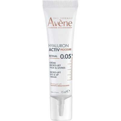 cm_main_brand_355 Avène Hyaluron Activ Procedure Crème Micro-Lift Yeux & Lèvres Rétinal 0.05% Pour La Peau 15 ml - Publicité cm_main_brand_355 Avène Hyaluron Activ Procedure Crème Micro-Lift Yeux & Lèvres Rétinal 0.05% Pour La Peau 15 ml - Publicité