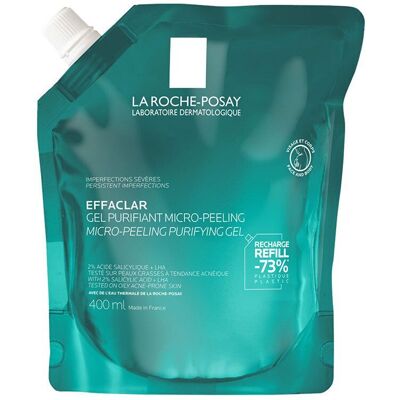 La Roche-Posay La Roche Posay Effaclar Gel Micro-Peeling Purifiant Gel(S) 400 ml - Publicité La Roche-Posay La Roche Posay Effaclar Gel Micro-Peeling Purifiant Gel(S) 400 ml - Publicité