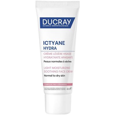 Ducray Ictyane Crème légère visage hydratante apaisante 40 ml - Publicité Ducray Ictyane Crème légère visage hydratante apaisante 40 ml - Publicité