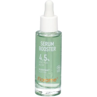 FLORAME Sérum Booster Purifiant 4.5% Zinc PCA Actif 30 ml - Publicité FLORAME Sérum Booster Purifiant 4.5% Zinc PCA Actif 30 ml - Publicité