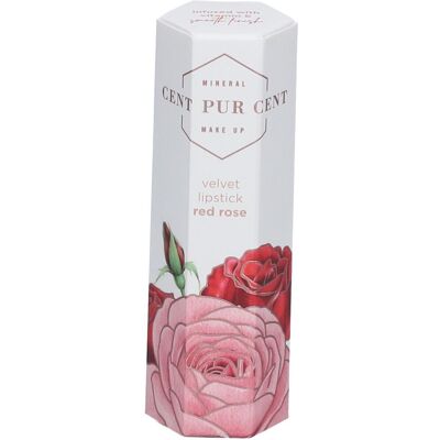 Cent Pur Cent CENT PUR Velvet Lipstick Red Rose Maquillage 1 pc(s) - Publicité Cent Pur Cent CENT PUR Velvet Lipstick Red Rose Maquillage 1 pc(s) - Publicité