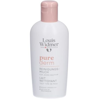 Louis Widmer - Purederm - Sans parfum - Lait nettoyant - Publicité Louis Widmer - Purederm - Sans parfum - Lait nettoyant - Publicité