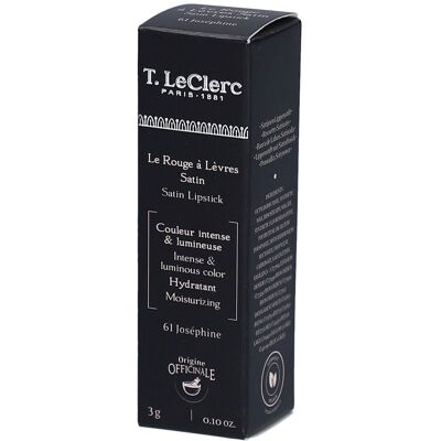 T. LeClerc 61 Josephine Satin Rouge à lèvres - Rouge à lèvres - Publicité T. LeClerc 61 Josephine Satin Rouge à lèvres - Rouge à lèvres - Publicité