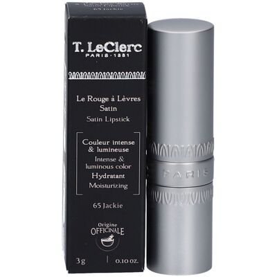 T. LeClerc 65 Jackie Satin Lipstick - Rouge à lèvres - Publicité T. LeClerc 65 Jackie Satin Lipstick - Rouge à lèvres - Publicité