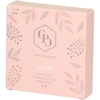 Cent Pur Cent Cent Pur Poudre Compacte Fond de Teint SPF 50 3.0 Maquillage 9 g - Publicité Cent Pur Cent Cent Pur Poudre Compacte Fond de Teint SPF 50 3.0 Maquillage 9 g - Publicité