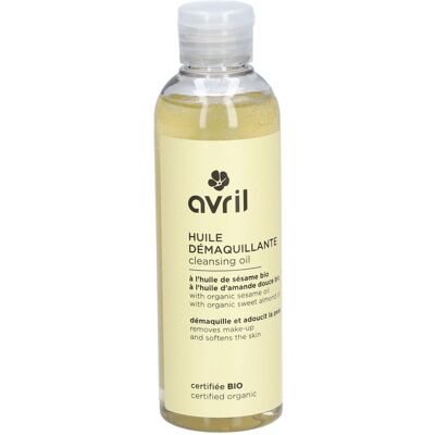 Huile Démaquillante Bio au Sésame et Amande Douce - Avril - Publicité Huile Démaquillante Bio au Sésame et Amande Douce - Avril - Publicité