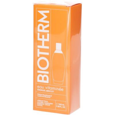 PDM to be maintained Biotherm Eau Vitaminée Énergie Abricot Solution(S) 100 ml - Publicité PDM to be maintained Biotherm Eau Vitaminée Énergie Abricot Solution(S) 100 ml - Publicité