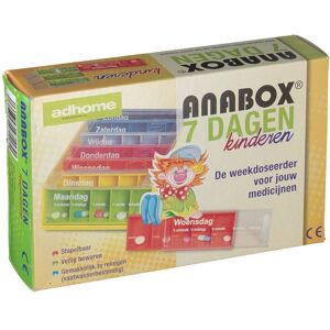 Anabox Boîte À Pilules Pour Enfants 7 Jours Arc-En-Ciel 1 pc(s) - Publicité Anabox Boîte À Pilules Pour Enfants 7 Jours Arc-En-Ciel 1 pc(s) - Publicité
