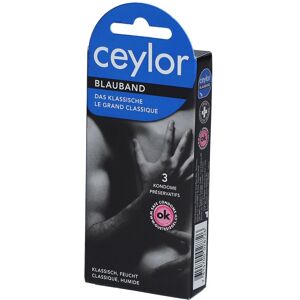 CEYLOR Bande bleue, préservatifs classiques Préservatif(S) 3 pc(s) - Publicité CEYLOR Bande bleue, préservatifs classiques Préservatif(S) 3 pc(s) - Publicité