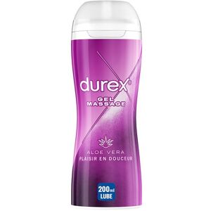 Durex Gel De Massage Lubrifiant Douceur À Base D'Eau - 2 en 1 Aux Extraits d'Aloe Vera 200ml Gel(S) 200 ml - Publicité Durex Gel De Massage Lubrifiant Douceur À Base D'Eau - 2 en 1 Aux Extraits d'Aloe Vera 200ml Gel(S) 200 ml - Publicité