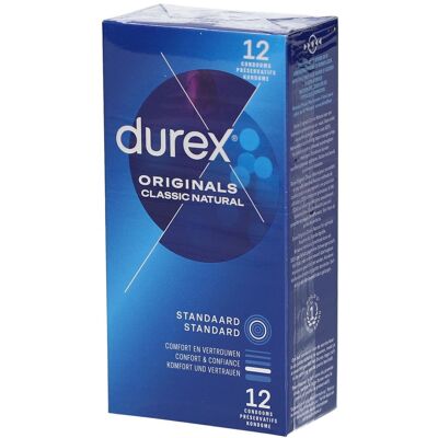 Préservatifs Naturels Classiques Durex - Transparent, 12 pcs - Publicité Préservatifs Naturels Classiques Durex - Transparent, 12 pcs - Publicité