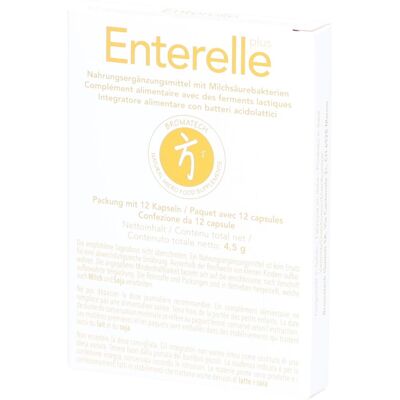 BROMATECH Enterelle Plus - Complément alimentaire avec des ferments lactiques Capsule(S) 12 pc(s) - Publicité BROMATECH Enterelle Plus - Complément alimentaire avec des ferments lactiques Capsule(S) 12 pc(s) - Publicité