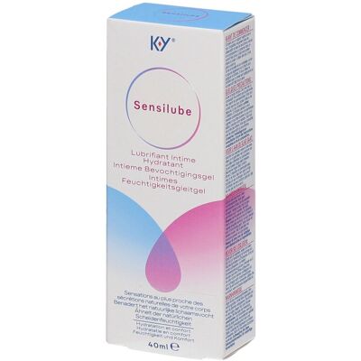 Durex Sensilube 40ml - Gel Hydratant Intime à base d’eau - Publicité Durex Sensilube 40ml - Gel Hydratant Intime à base d’eau - Publicité