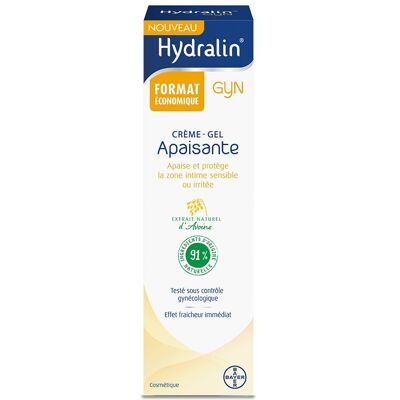 HydralinGyn Crème Gel Apaisante 35g apaise et Protège la Zone Intime Gel(S) 35 g - Publicité HydralinGyn Crème Gel Apaisante 35g apaise et Protège la Zone Intime Gel(S) 35 g - Publicité