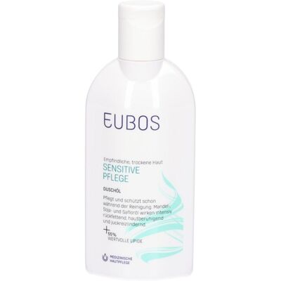 Huile de Douche Eubos Sensitive - Peau Sèche - Publicité Huile de Douche Eubos Sensitive - Peau Sèche - Publicité