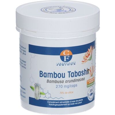 Fenioux Bambou Tabashir - Soutien Osseux et Articulations - 200 Capsules - Publicité Fenioux Bambou Tabashir - Soutien Osseux et Articulations - 200 Capsules - Publicité