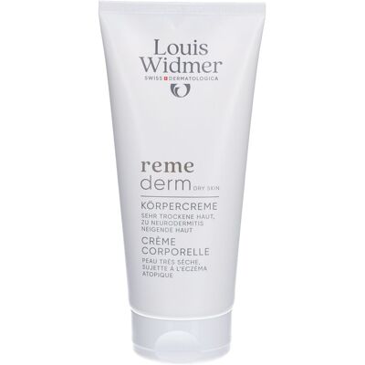 Louis Widmer Remederm Crème Corporelle 200 ml - Publicité Louis Widmer Remederm Crème Corporelle 200 ml - Publicité