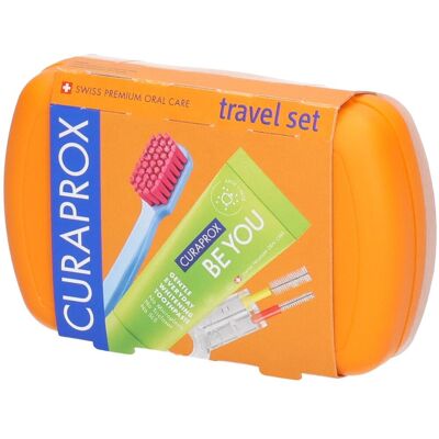 Curaprox Travel Set Orange Emballage(S) Combi 1 pc(s) - Publicité Curaprox Travel Set Orange Emballage(S) Combi 1 pc(s) - Publicité