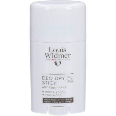 Louis Widmer - Deo Dry Stick - Sans parfum - 50 ml - Antiperspirant - Publicité Louis Widmer - Deo Dry Stick - Sans parfum - 50 ml - Antiperspirant - Publicité