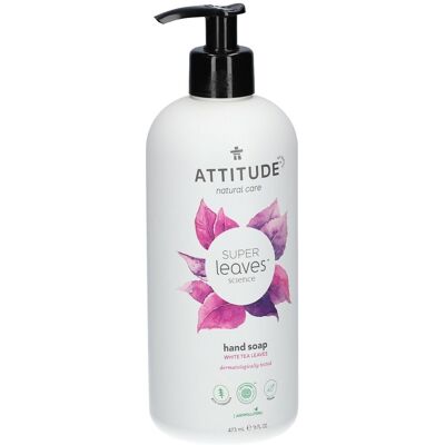 Attitude Feuilles de Thé Blanc Savon Liquide pour Mains - Savon Liquide - Publicité Attitude Feuilles de Thé Blanc Savon Liquide pour Mains - Savon Liquide - Publicité
