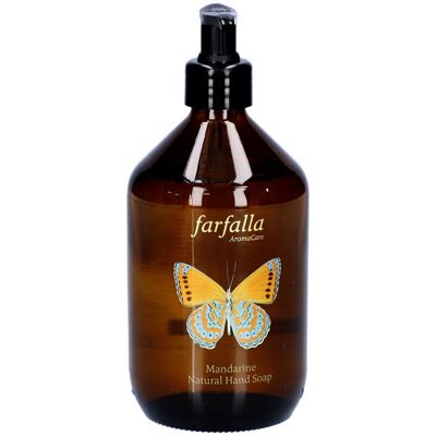 farfalla Savon liquide naturel mandarine pour les mains Liquide 500 ml - Publicité farfalla Savon liquide naturel mandarine pour les mains Liquide 500 ml - Publicité