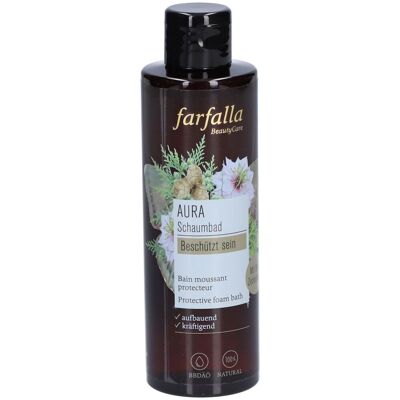 FARFALLA Aura - Bain moussant protecteur De Mousse 200 ml - Publicité FARFALLA Aura - Bain moussant protecteur De Mousse 200 ml - Publicité