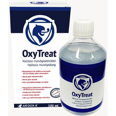 Evolsin medical UG OXYTREAT Bain de Bouche - Oxygène Actif - 500 ml - Publicité Evolsin medical UG OXYTREAT Bain de Bouche - Oxygène Actif - 500 ml - Publicité