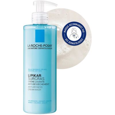 La Roche-Posay Lipikar Surgras Crème lavante anti-dessèchement 400ml 400 ml - Publicité La Roche-Posay Lipikar Surgras Crème lavante anti-dessèchement 400ml 400 ml - Publicité