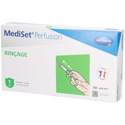 Hartmann MEDISET PERFUSION SET RINÇAGE - Set de rinçage sur voie centrale unité Set(S) De Perfusion 1 pc(s) - Publicité Hartmann MEDISET PERFUSION SET RINÇAGE - Set de rinçage sur voie centrale unité Set(S) De Perfusion 1 pc(s) - Publicité