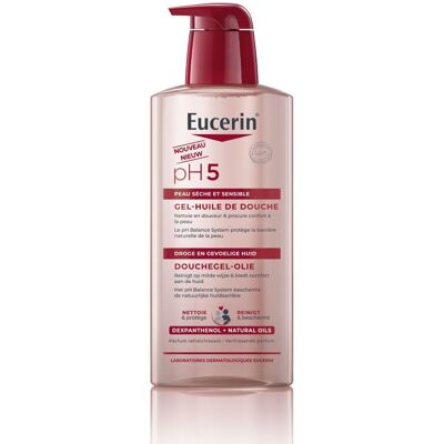 Gel douche Eucerin pH 5 - Gel douche - Publicité Gel douche Eucerin pH 5 - Gel douche - Publicité