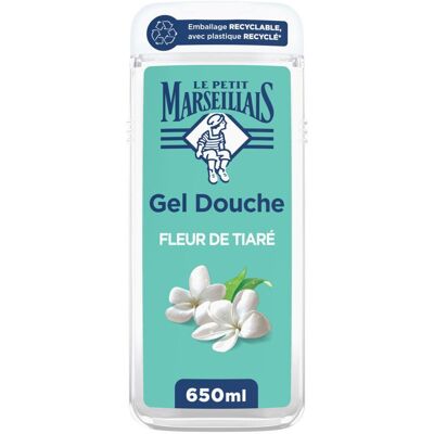 Le Petit Marseillais Gel Douche Extra Doux Fleur de Tiaré 650 ml - Publicité Le Petit Marseillais Gel Douche Extra Doux Fleur de Tiaré 650 ml - Publicité